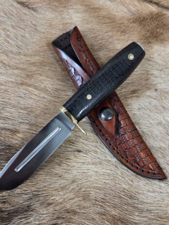 #7234 Everyday Carry [EDC] W Black Burlap Handle