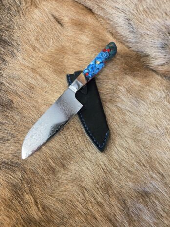 #7252 Damascus Santoku Chef’s Knife