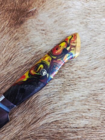 #7278 Damascus Paring Knife