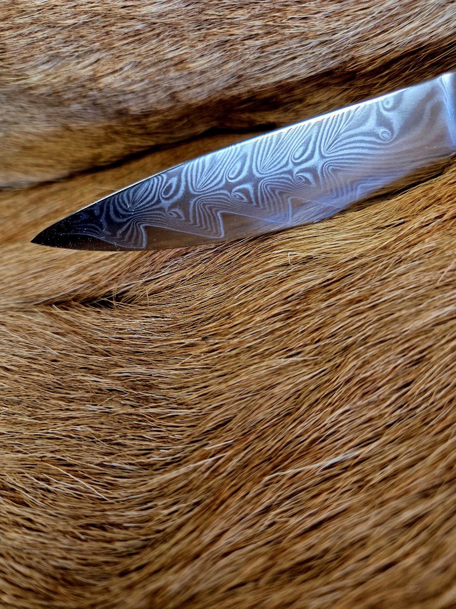#7278 Damascus Paring Knife - Image 4