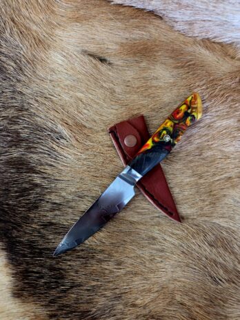 #7278 Damascus Paring Knife