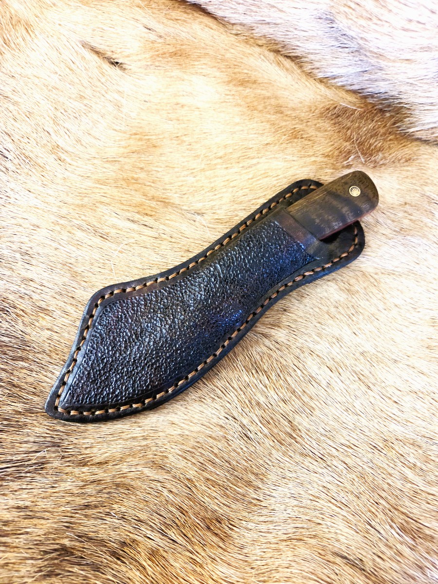 #7282 Damascus Drop Point Knife - Image 2