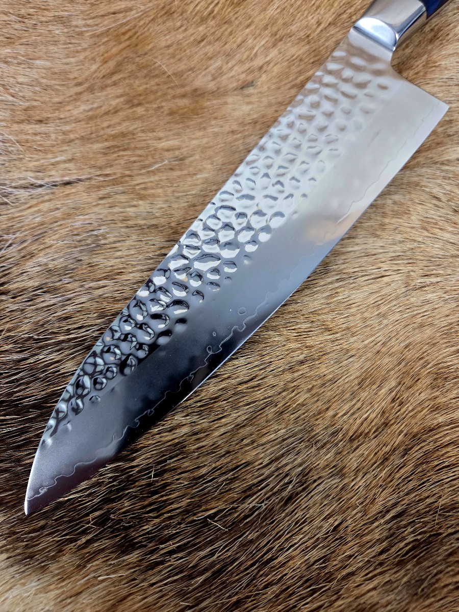 #7298 Hammered Gyuto Chef's Knife - Image 3
