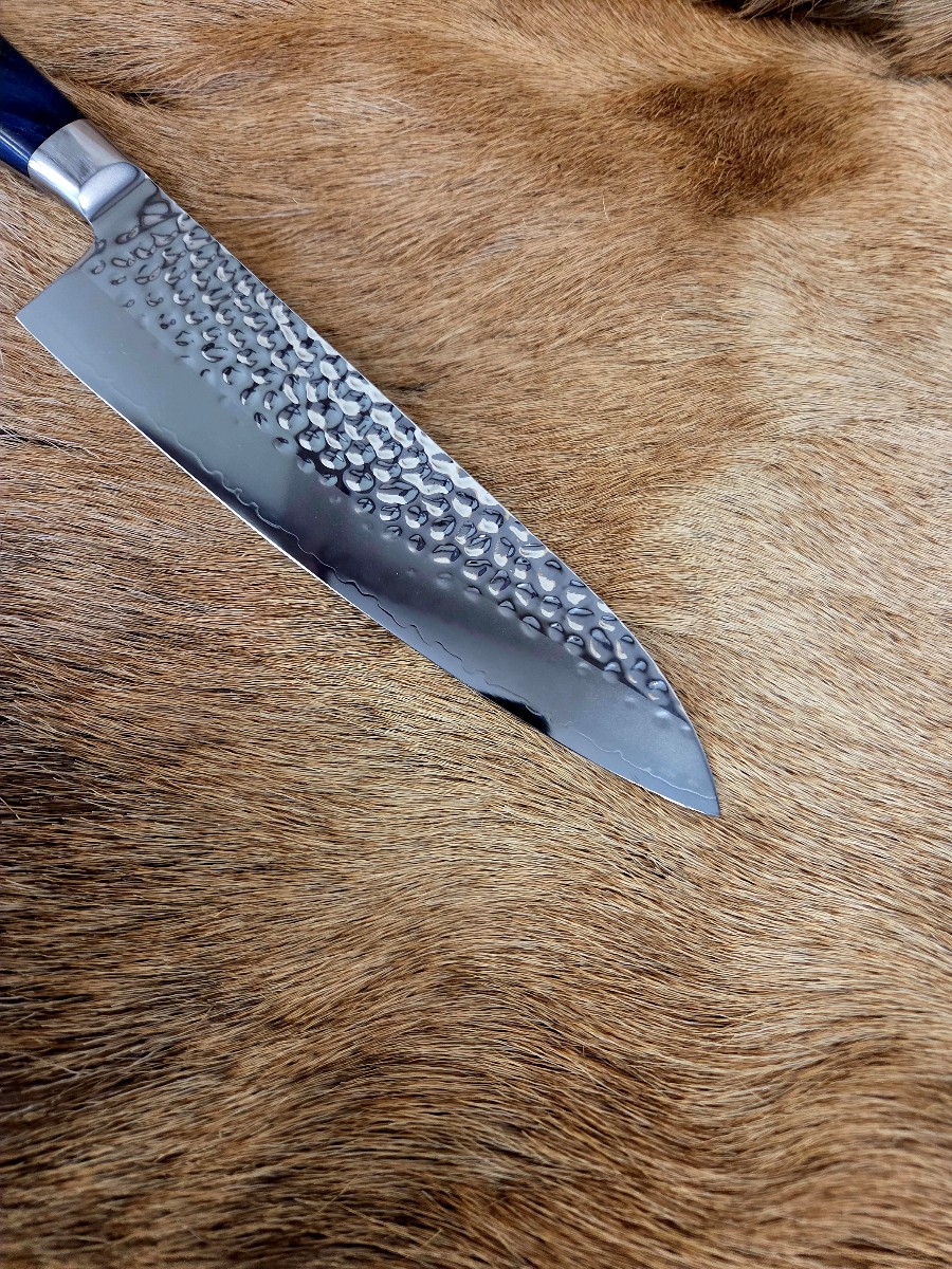 #7298 Hammered Gyuto Chef's Knife - Image 2