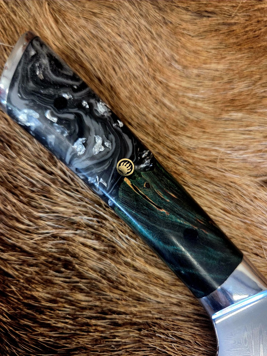 #7300 Damascus Kiritsuke - Image 4