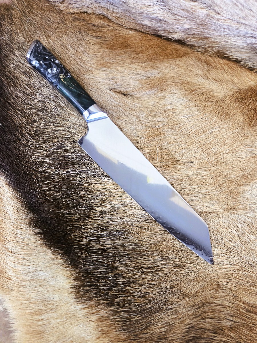 #7300 Damascus Kiritsuke - Image 3